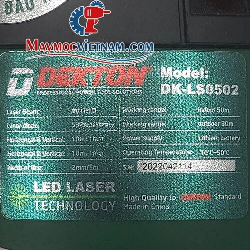 Máy Cân Bằng Laser Dekton DK-LS0502