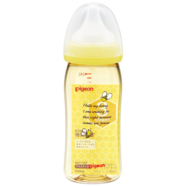  Bình sữa Pigeon 240ml cổ rộng chịu nhiệt