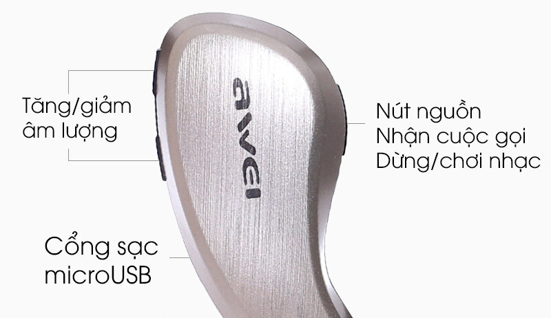 Tai nghe Bluetooth NFC Awei A885BL