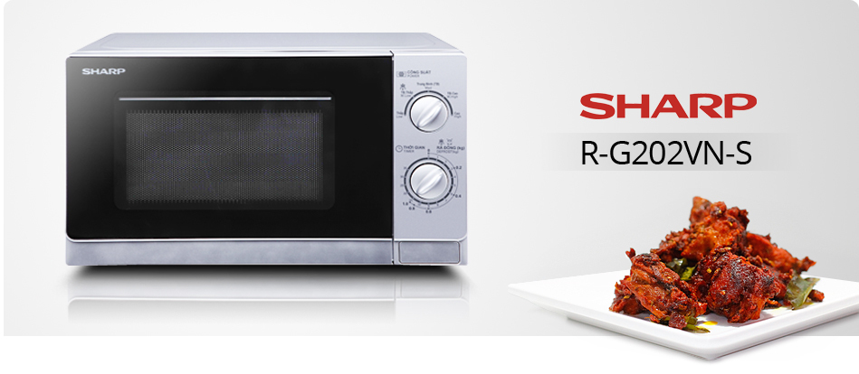 Lò vi sóng Sharp R-202VN-S (20 lít) Lò vi sóng Sharp R-202VN-S (20 lít)