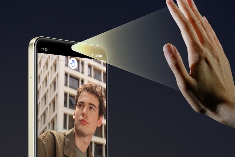 Cử chỉ không chạm trên realme C61
