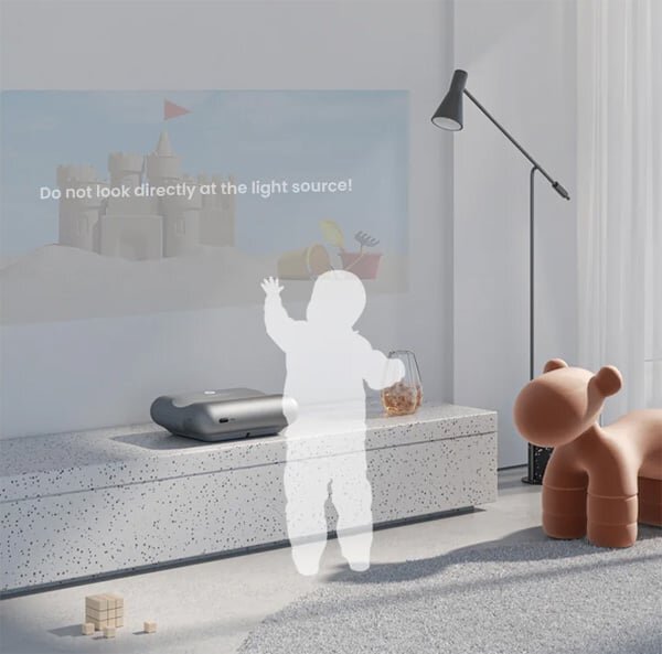 Máy chiếu JMGO O1 Pro có tính năng bảo vệ mắt