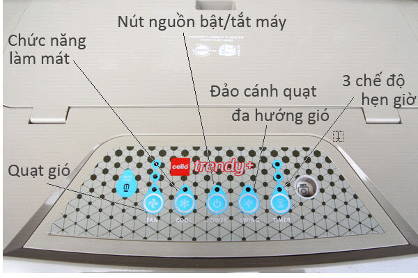 Máy làm mát không khí CELLO Trendy 30 