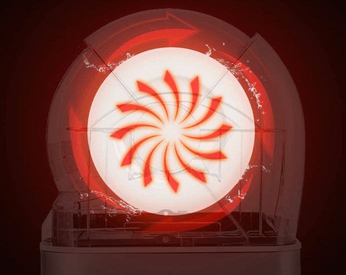 Máy sấy chén bát Elmich DDE-3907 hoạt động theo công nghệ sấy đối lưu hiện đại