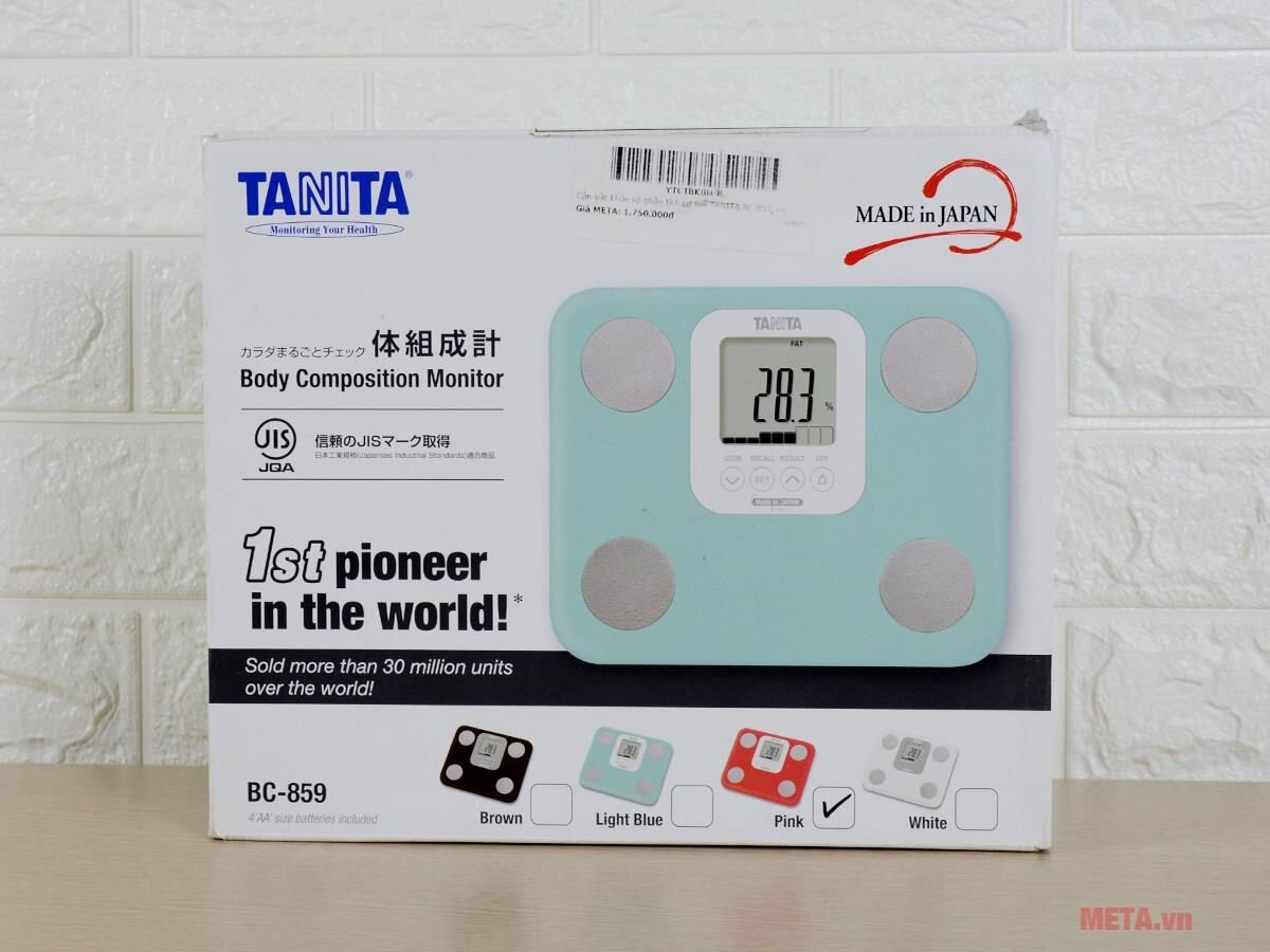 Cân sức khỏe và phân tích cơ thể Tanita BC-859