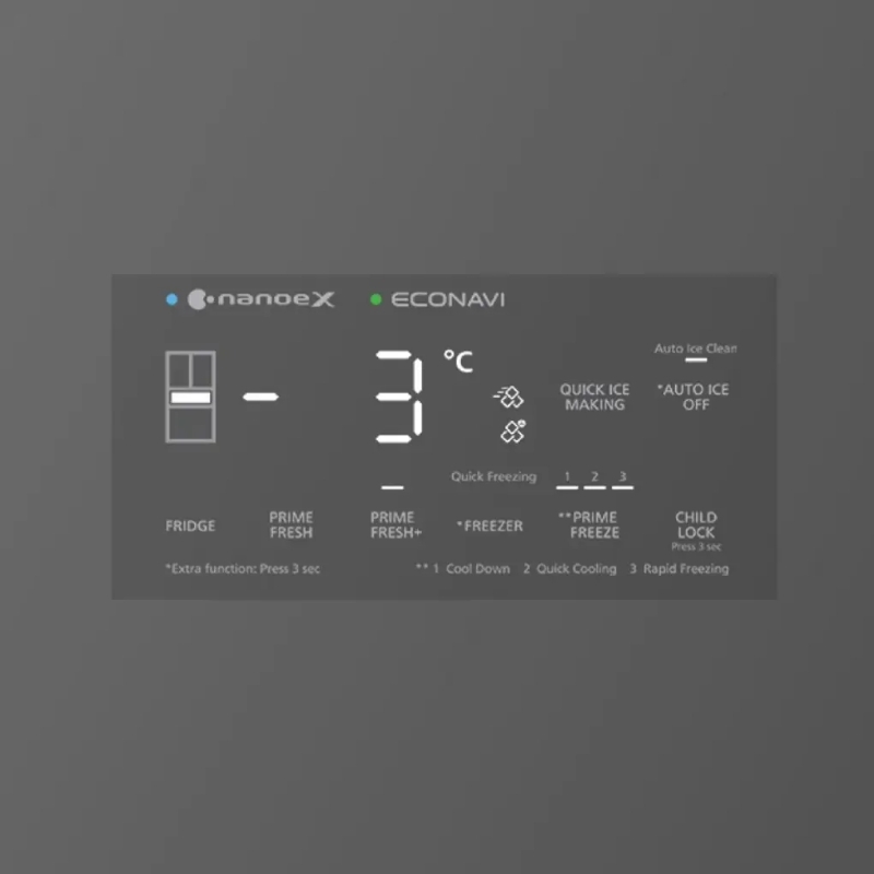 Tủ lạnh Panasonic Inverter 545 lít NR-YW590XJKV 5 Tủ lạnh Panasonic Inverter 545 lít NR-YW590XJKV