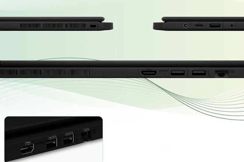 MSI Modern 14 H D13MG-217VN đa dạng cổng kết nối