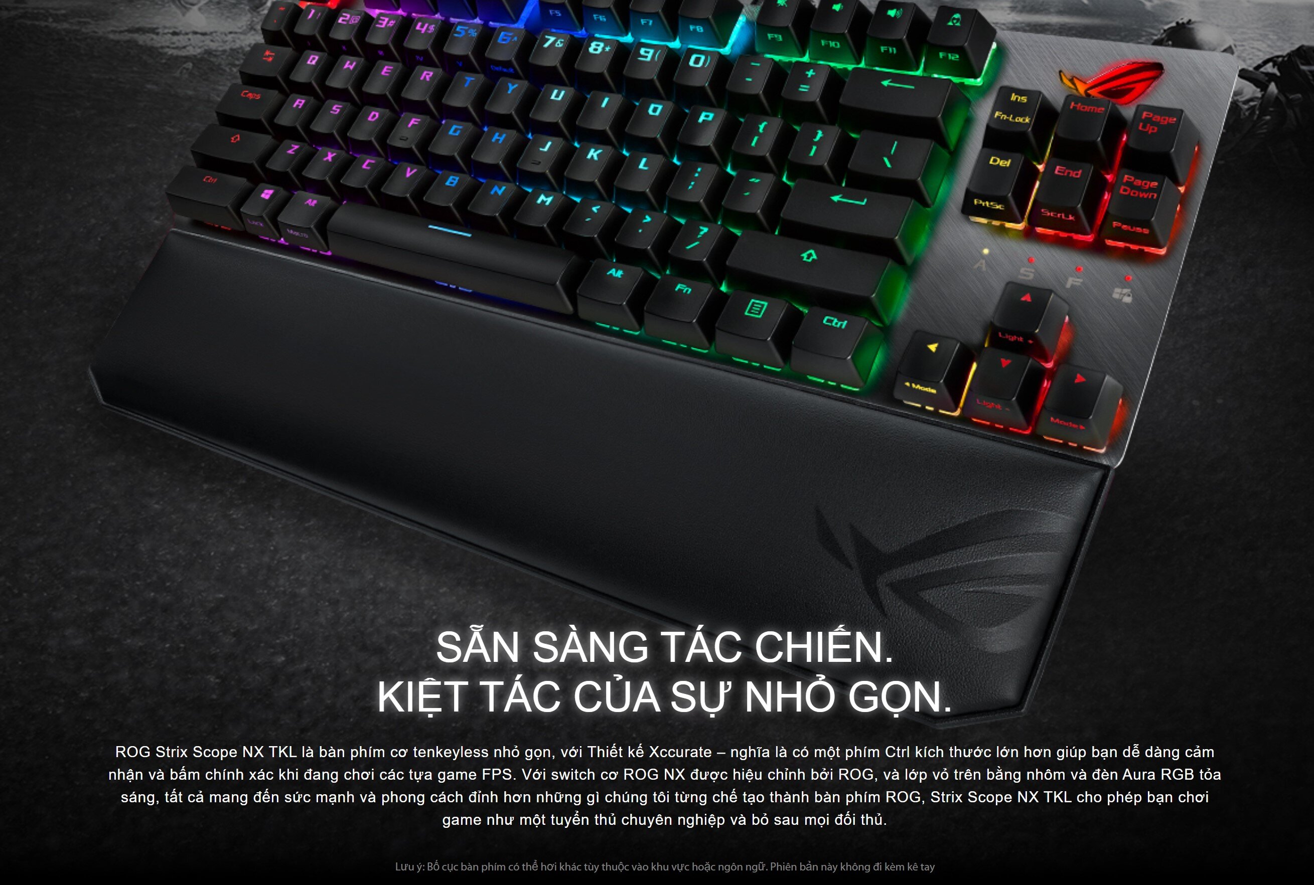 Bàn phím Asus ROG Strix Scope NX TKL