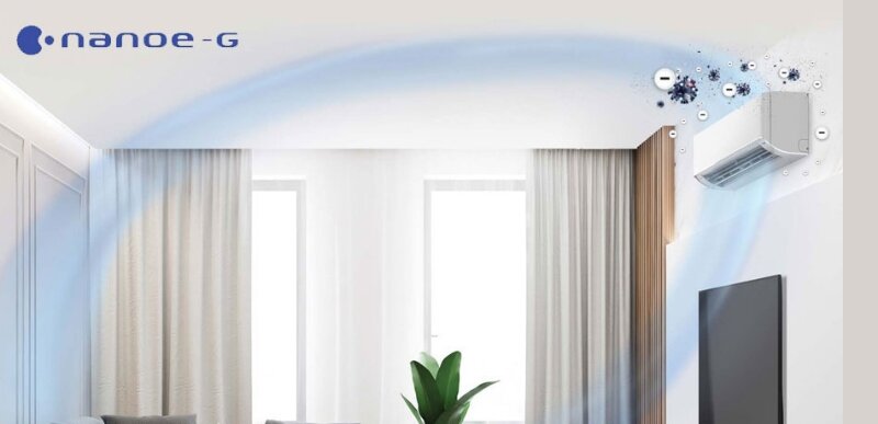 Điều hoà Panasonic Inverter 9000 BTU 2 chiều YZ9AKH-8 lọc sạch không khí