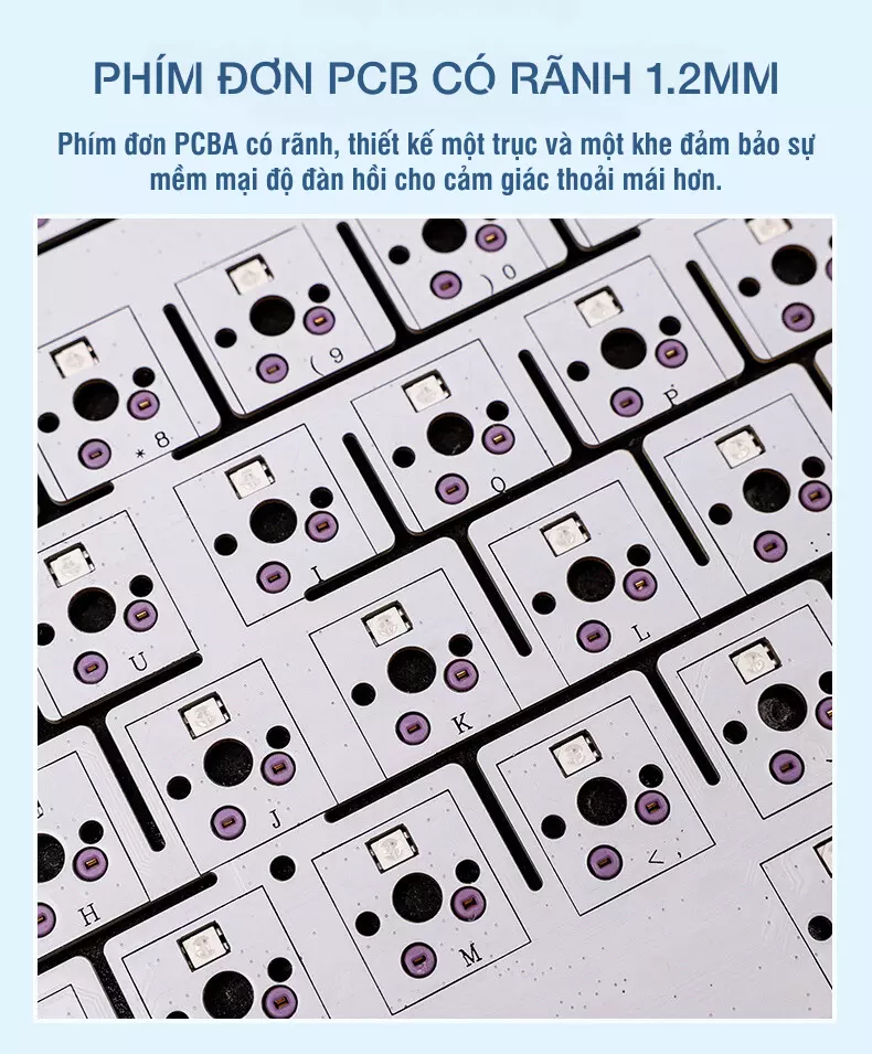 Bàn phím cơ gaming có dây AULA F75 7