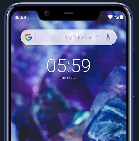 Điện thoại Nokia 5.1 Plus Blue
