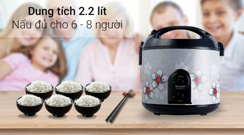 Nồi cơm điện Sharp 2.2 lít KS-R231STV Nồi cơm điện Sharp 2.2 lít KS-R231STV