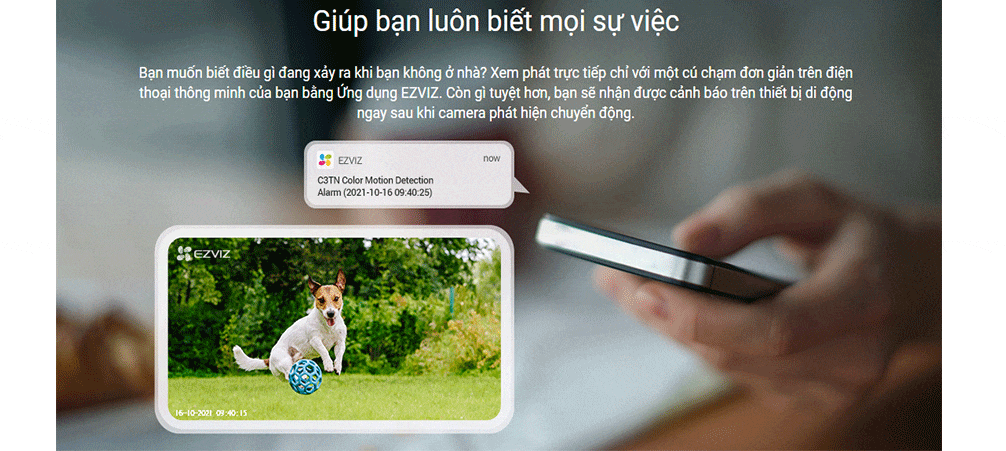 Camera ngoài trời IP wifi EZVIZ CS-C3TN A0-1H2WFL 2M