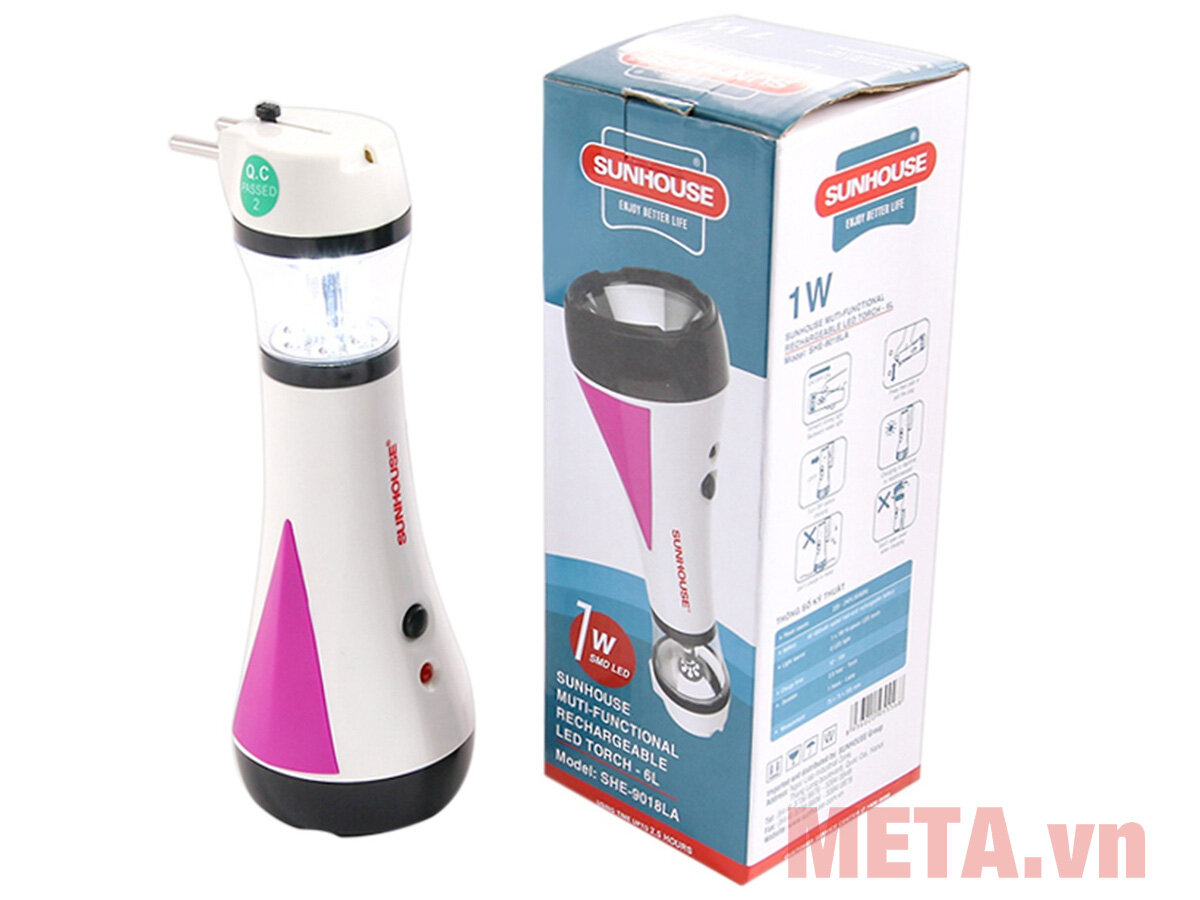 Đèn pin đa năng Sunhouse SHE-9018LA (6L)
