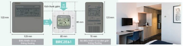 Điều hòa Daikin Inverter 18000 BTU 1 chiều FCFC50DVM/RZFC50DVM gas R-32 - Điều khiển dây, phin lọc Merv8