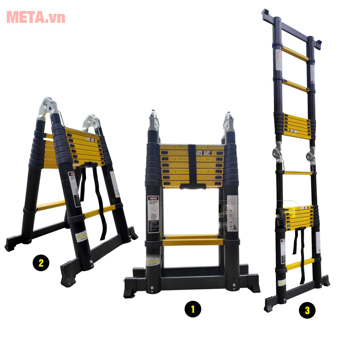 Thang nhôm rút đôi Sumika SKS 500D