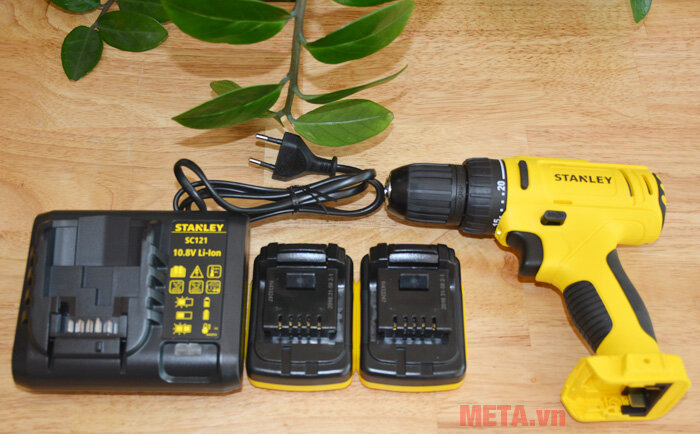 Máy khoan pin Stanley SCD 12S2 10mm - 10.8V