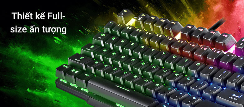 Bàn phím cơ gaming MSI Vigor GK50 Elite | Thiết kế Full Size