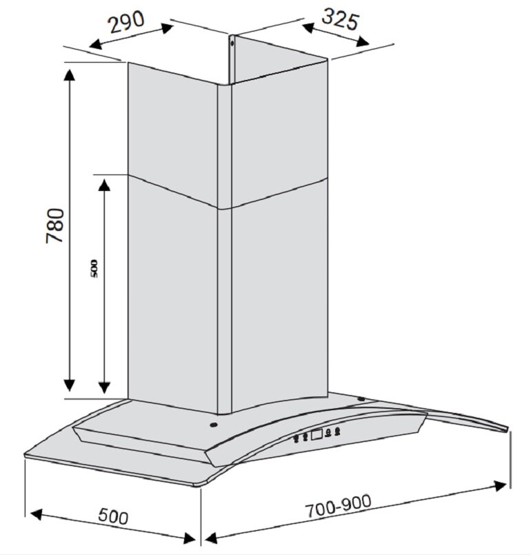 máy hút mùi Uber U707