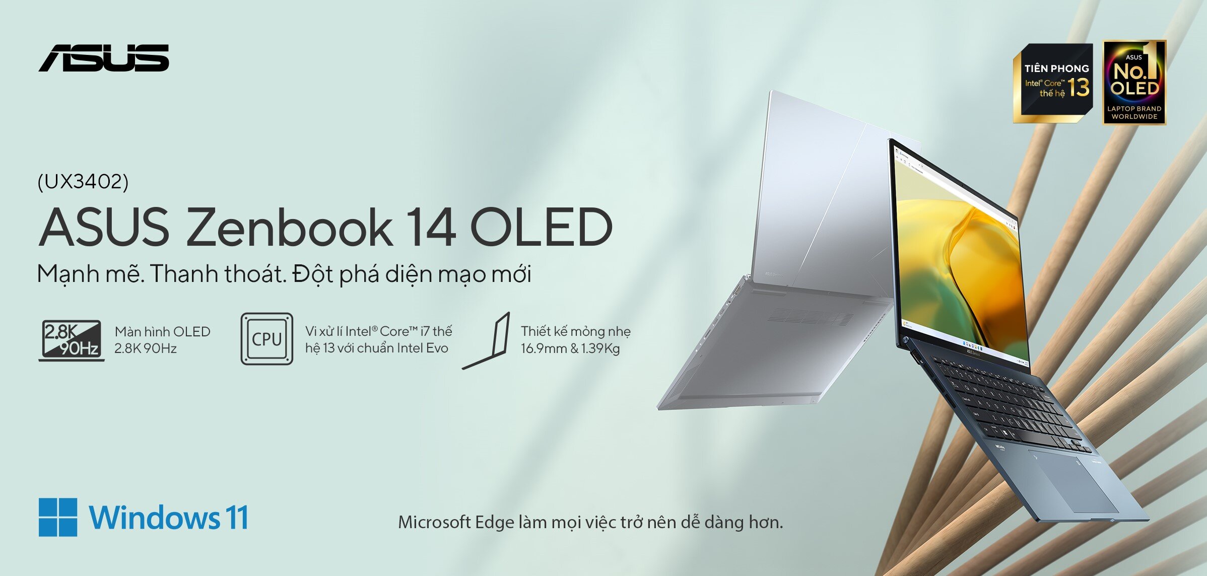 Laptop Asus ZenBook UX3402VA-KM068W