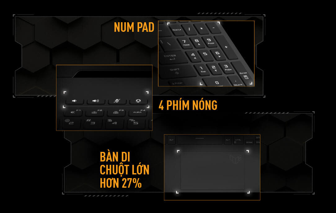 Máy tính xách tay Asus TUF Gaming FX517ZE-HN888W 