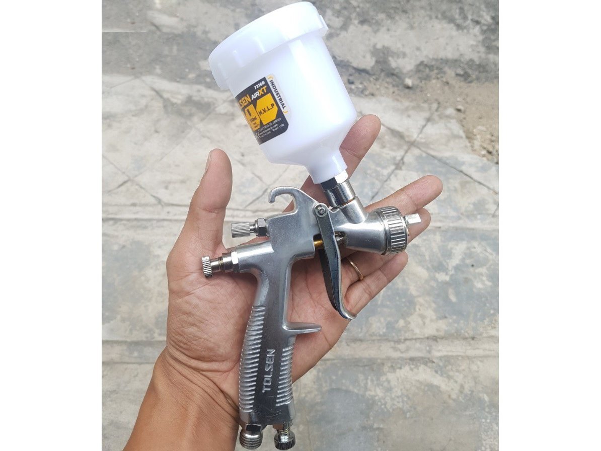 Súng phun sơn mini HVLP Tolsen 73160 Súng phun sơn mini HVLP Tolsen 73160