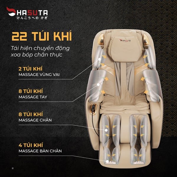 Ghế massage Hasuta