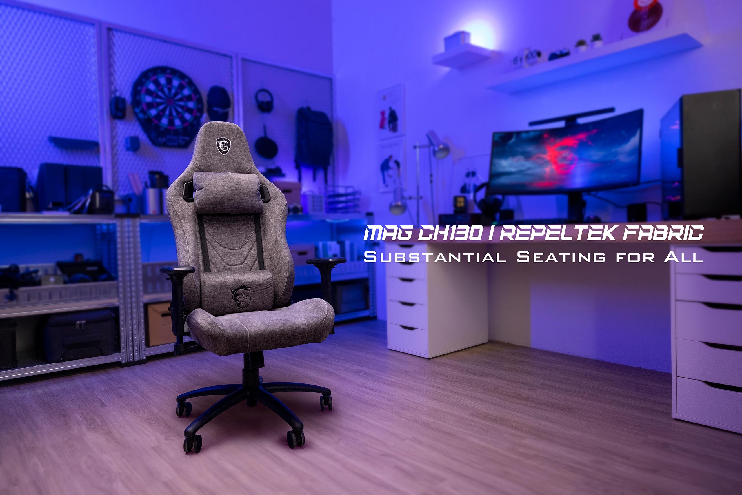 Ghế Game MSI MAG CH130 I REPELTEK FABRIC