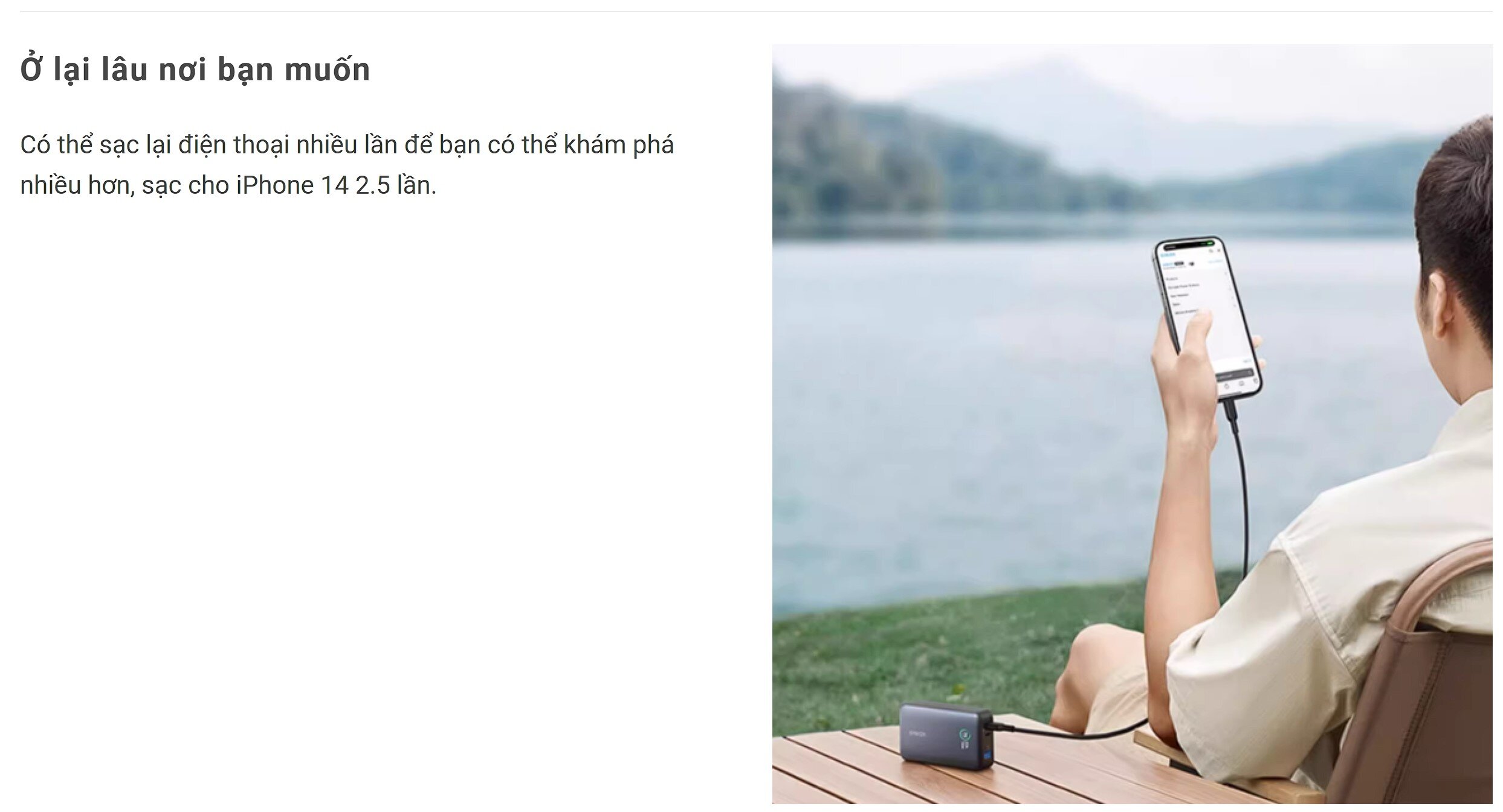 Pin sạc dự phòng Anker 533 - A1256 - PD 30W - 10.000mAh - Màu đen