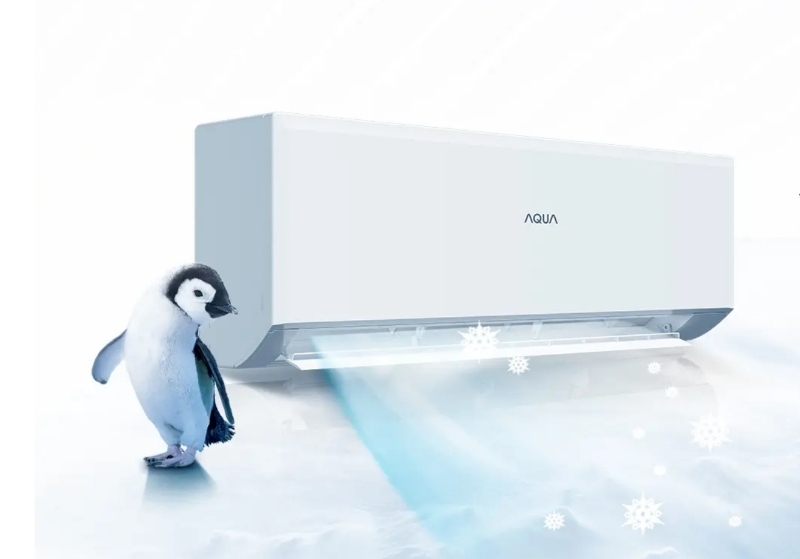 Điều hòa Aqua 1 chiều 9000 BTU AQA-R10PC gas R-32 6 Điều Hòa Aqua 1 Chiều 9000 BTU AQA-R10PC