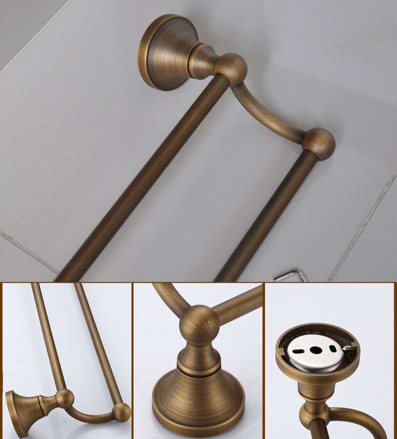 Thanh treo khăn tắm bằng đồng Kanly GCK12