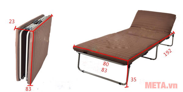 Giường gấp văn phòng kiểu mới Nikita HQ-80 Giường gấp văn phòng kiểu mới Nikita HQ-80