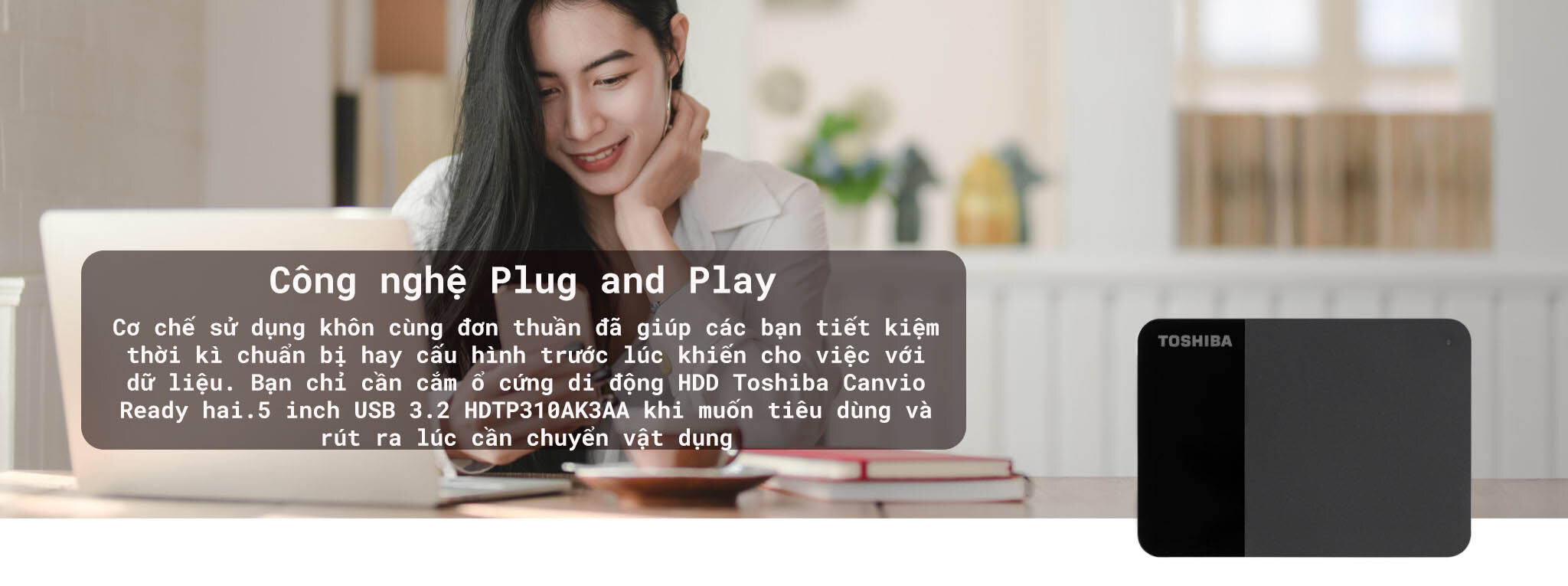 Ổ cứng di động USB 3.0 2.5 inch Toshiba Canvio Advance V10