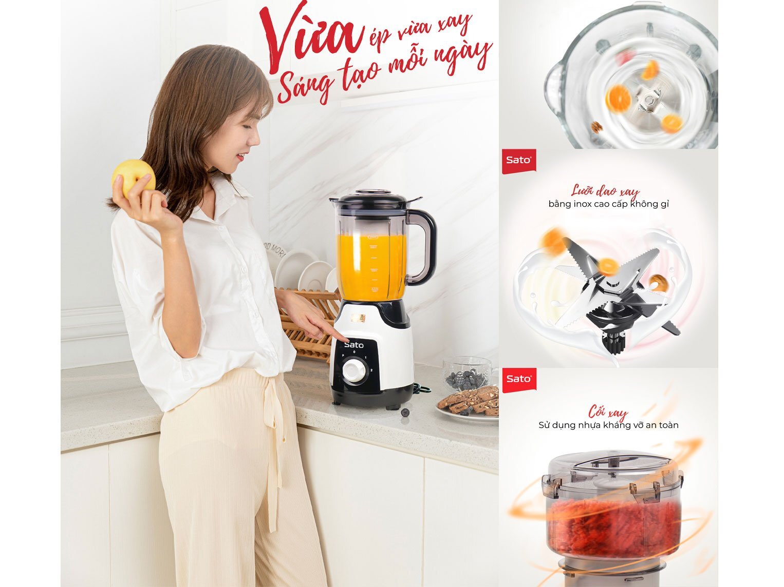 Sato MX4306B sở hữu màu trắng đen Sato MX4306B