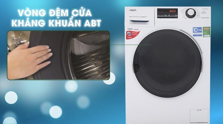 Máy giặt AQUA 8.5KG AQD-A852ZT lồng ngang