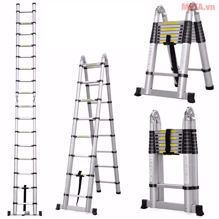 Thang nhôm xếp đôi đa năng AMI-440