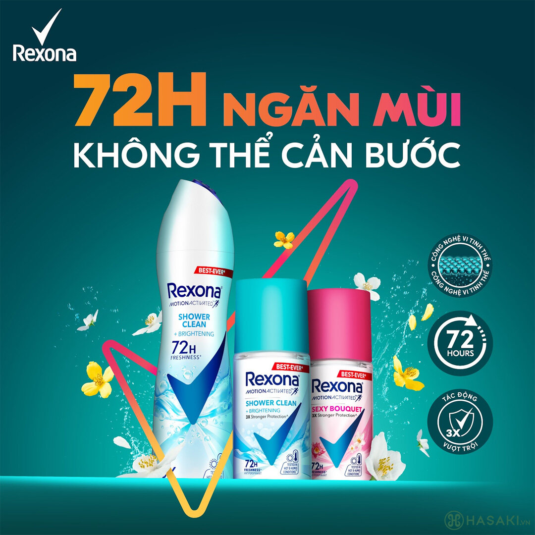 Lăn Khử Mùi Rexona Cho Nữ 45ml 