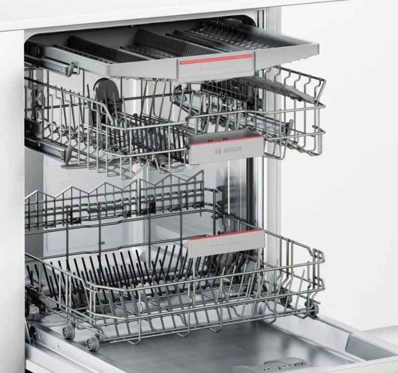 máy rửa bát âm tủ 13 bộ Bosch SMV46MX03E thiết kế 3 giàn rửa