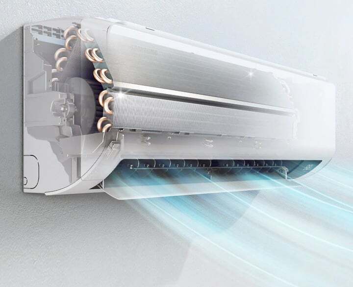 Điều hòa tự động vệ sinh dàn lạnh Điều hòa
