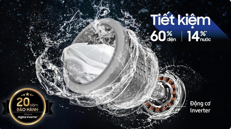 Máy giặt Samsung Inverter 17 kg WA17CG6442BDSV 4 Máy giặt Samsung Inverter 17 kg WA17CG6442BDSV