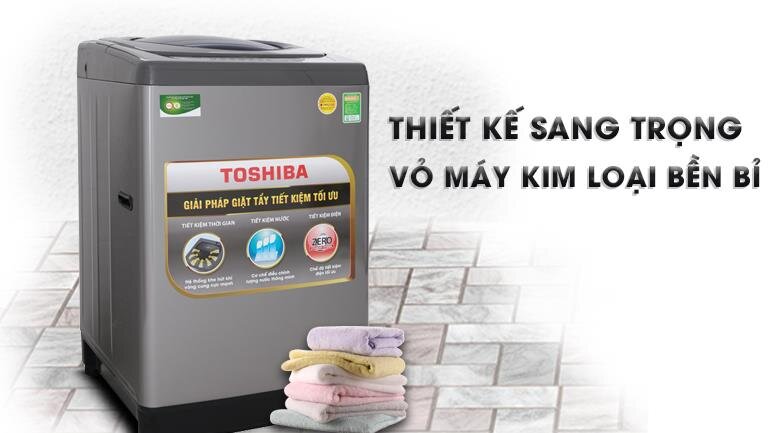 Máy giặt 9 Kg Toshiba AW-H1000GV/SB lồng đứng