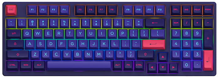 Bàn phím cơ AKKO 3098 Neon Bàn phím cơ AKKO 3098 Neon