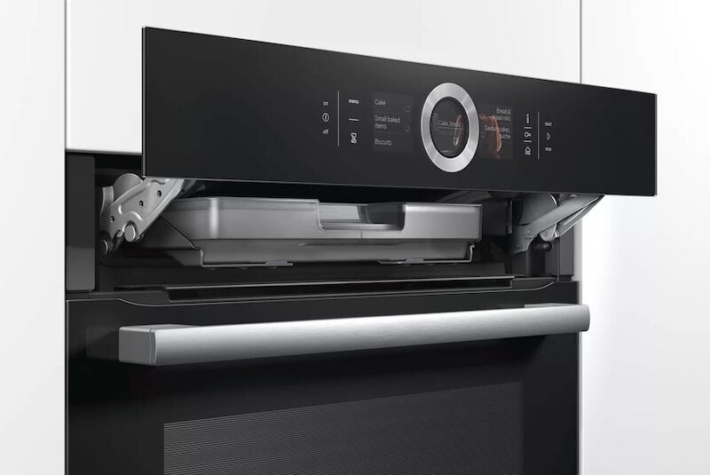 Bảng điều khiển của lò nướng âm tủ Bosch HSG636BB1 vô cùng trực quan và dễ sử dụng