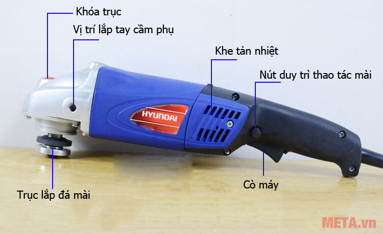 Máy mài góc Hyundai HMG150 150mm