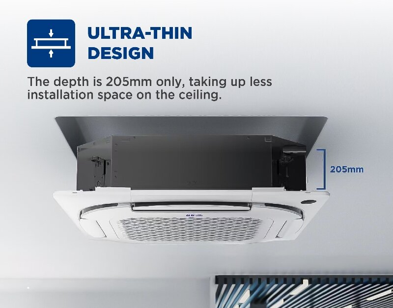 Điều hòa âm trần AUX Inverter 18000 BTU 1 chiều ALCA-C18 gas R32