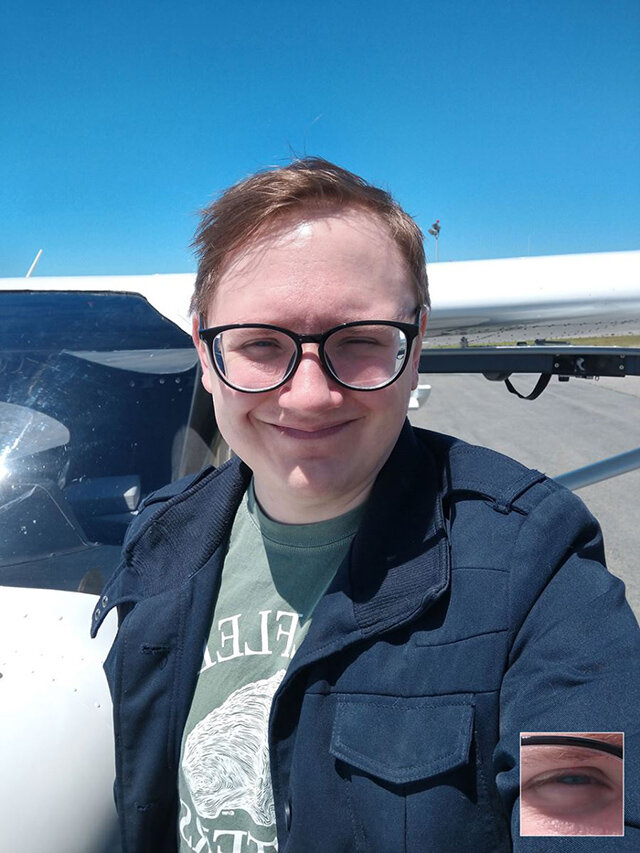 Ảnh chụp selfie cũng không kém phần sắc nét