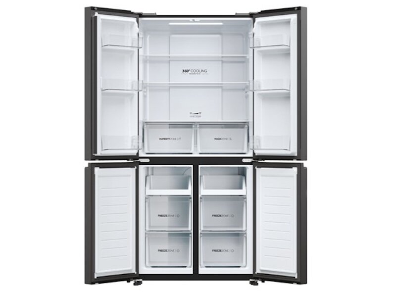 Tủ lạnh Aqua Inverter AQR-M532XA(CBC) sử dụng công nghệ Twin Inverter tiên tiến