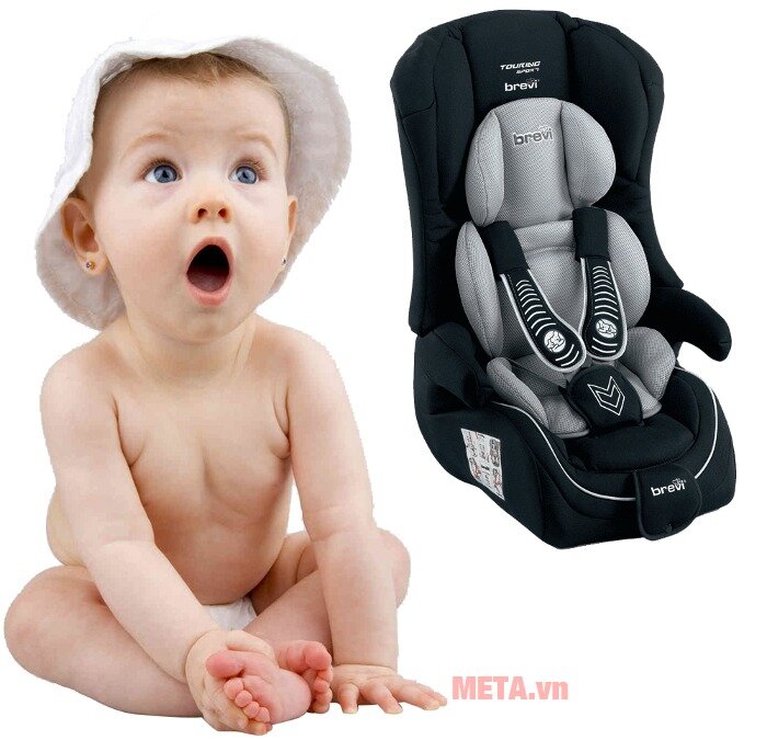 Ghế ngồi ô tô cho bé Brevi Touring Sport BRE510-258