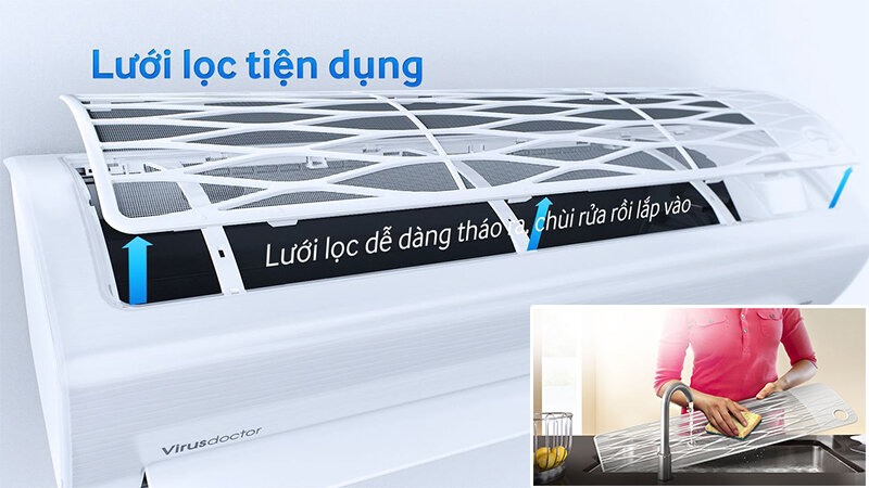 Máy lạnh Samsung 1.5 HP AR12JCFSSURNSV Máy lạnh Samsung 1.5 HP AR12JCFSSURNSV