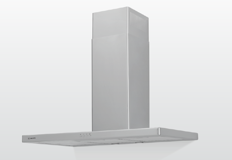 Máy hút mùi Malloca K1520 được thiết kế để lắp đặt áp tường